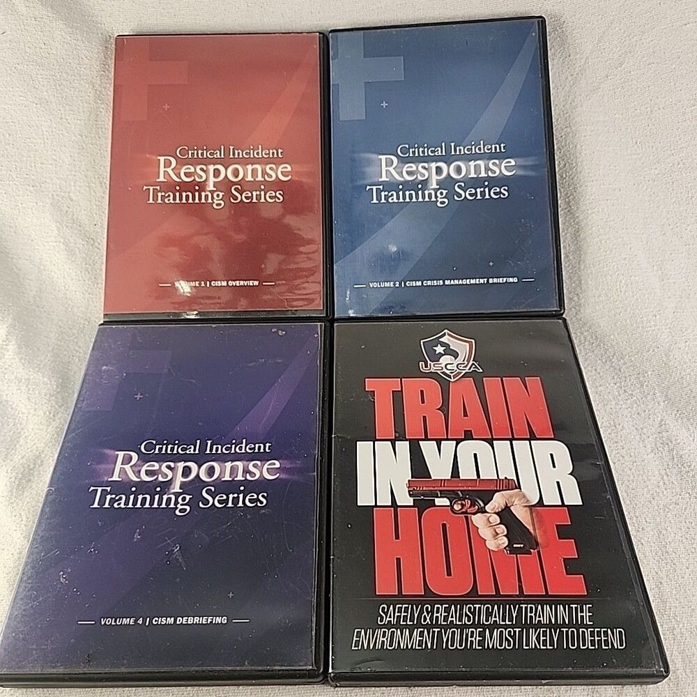 DVD Critical Incident Response Training CISM Vol 1,2,4 & Train In Your Home